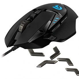 Logitech G502 Proteus Spectrum RGB Tunable Gaming Mouse, 12,000 DPI On-The-Fly DPI Shifting