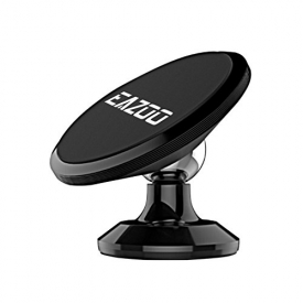 EAZOO Magnetic Smart Phone Holder Universal Magnetic Car Mount Uber Lyft Drivers Ready Black Iphone Samsung Galaxy 360 Rotation