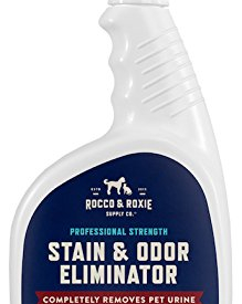 Professional Strength Stain & Odor Eliminator – Enzyme-Powered Pet Odor & Stain Remover for Dogs and Cat Urine – Spot Carpet Cleaner – Small Animal Odor Remover (32 oz)