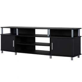 Ameriwood Home Carson TV Stand for TVs up to 70″, Black