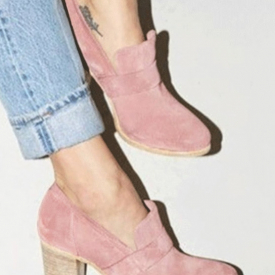 Solid Round Toe Heels