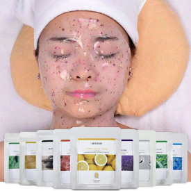 100g Natural Soft Jelly Face Mask Powder Series Rose Whitening Aloe Vera DIY Rubber SPA Jelly Facial Skin Care Masks