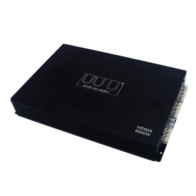 DC 12V Wudi 6800 Watt 4-Channel Car Power Amplifier