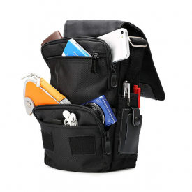 Mens Casual Satchel Businss Multi-compartment Messenger Bag Shoulder Crossbody Sling Bag