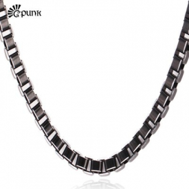 Men Platinum Chain Fashion Cool Aluminium Alloy Necklace for Men
