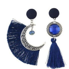 Bohemian Crystal Moon Drop Earrings Dangle women’s Earrings