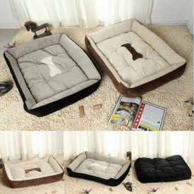 Pet Dog Warm Nest Bed Puppy Cat Soft Fleece Cozy Mat Pad