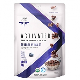 Living Intentions Activated Superfood Cereal, Gluten Free, Vegan, Organic, Blueberry Blast, 9 Ounce