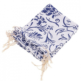 Jili Online 10 Pieces Mixed Styles Jewellery Pouches Drawstring Wedding Party Decor Favour Pouches Gift Bags – Blue, White 13 x 17cm