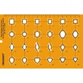 Ring Design Top View Templates Jewellery Designing Template Drafting Stencil Symbols Technical Drawing Scale