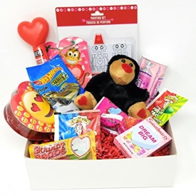 Kids Boy Valentine Gift Box | Love Monkey | Chocolate,Candy,Hot Wheels