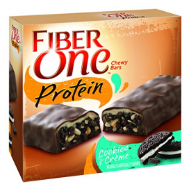 Fiber One Protein Chewy Bar Cookies and Crème 5 – 1.17 oz Bars