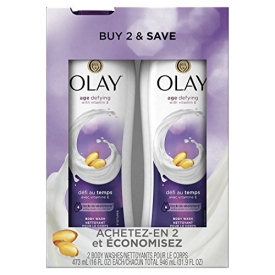 Olay Body Wash with Vitamin E, 16 Fl Oz, 2 Count