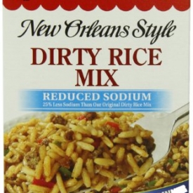 ZATARAIN’S Reduced Sodium Dirty Rice Mix, 8-Ounce (Pack of 6)