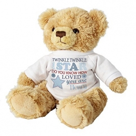 Twinkle Boys Teddy Gifts, and, Cards Baby, Christening, Gifts Teddies Personalised by GiftRush