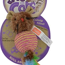 Hartz Just For Cats Roll About Catnip Mouse Toy