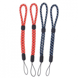 Honbay 4PCS Universal Adjustable Hand Wrist Strap Hand Lanyard Wristlet Wristband with Lock for Wii Remote Controller, Cell Phone, MP3, Digital Camera,etc