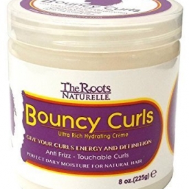 The Roots Naturelle Curly Hair Products Bouncy Curls (8 Ounce). Moisturizing Anti-frizz Cream for Natural Hair