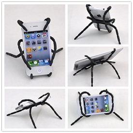 Rienar Universal Multi-Function Portable Spider Flexible Grip Holder for Smartphones and Tablets