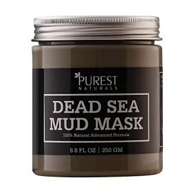 Purest Naturals Dead Sea Mud Mask – Best Facial Mask For Acne, Oily Skin & Blackheads – 100% Natural & Organic Deep Skin Cleanser – Reduces Signs Of Aging, Pores & Wrinkles – Ultimate Spa Quality