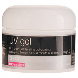salon services uv gel clear 28g