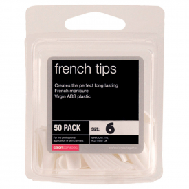 Salon Services French Tips Size 6 Pack of 50