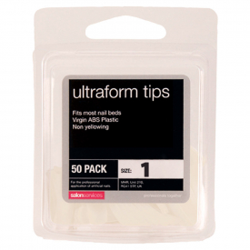 salon services ultraform tips size 1 pack of 50