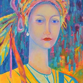 Polish folk art Poland POSTER A3 Print Girl Traditional Dress Costume Painting Women Art Work Female Portrait Wall Decor for Home Room