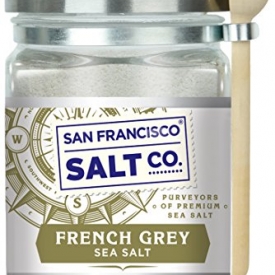 8 oz. Chef’s Jar – French Grey Sea Salt, Sel Gris pure & natural sea salt from France