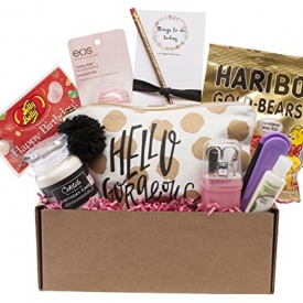 Complete Birthday Gift Basket Box for Her-Women, Mom, Aunt, Sister or Friend, Unique!