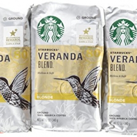 Starbucks, Blonde Roast, Veranda Blend, 12oz Bag (Pack of 3)