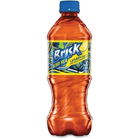 Brisk Lemon Iced Tea Bottled Beverage Bottle – -69294