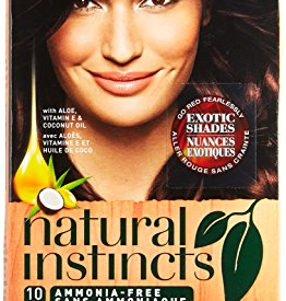 Clairol Natural Instincts, 2RV / 38 Blackberry Burgundy Black, Semi-Permanent Hair Color, 1 Kit