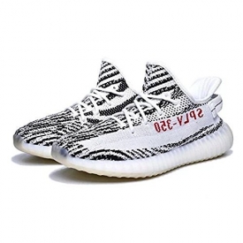 Leeng Men’s Women’s Breathable Mesh 350 V29 Sport Sneakers (Men US 9.5 D(M) 43EU, Zebra Pattern)