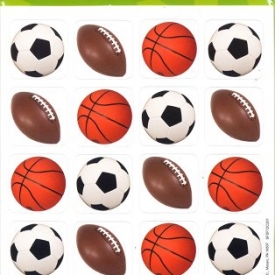 Eureka Mixed Sports Stickers