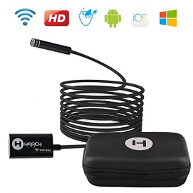 Wireless Endoscope Camera – Endoscope Borescope – WIFI Inspection Camera – Snake Camera Bore HD Waterproof USB Home Automotive use iOS Android Smartphones iPhone 6 7 Tabs PC Samsung Windows