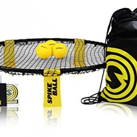 Spikeball 3 Ball Game Set – Outdoor Indoor Gift for Teens, Family – Yard, Lawn, Beach, Tailgate – Includes Playing Net, 3 Balls, Drawstring Bag, Rule Book- As Seen on Shark Tank (3 Ball Set)