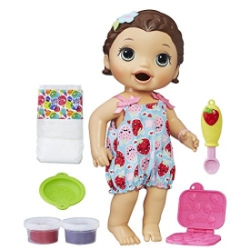 Baby Alive Super Snacks Snackin’ Lily (Brunette)