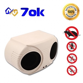 Electronic pest repeller. Ultrasonic (sonic; sound) pest control indoor, rats and mice repeller, rodent repellent plug in, squirrel repeller [2018 UPGRADED]