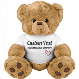 Cute Custom Teddy Bear Gift: Medium Teddy Bear Stuffed Animal