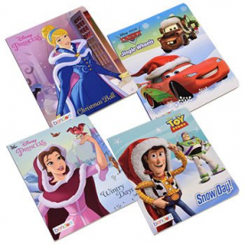 Disney Princess, Toy Story, Cars, Snow White Disney Character Christmas Board Books