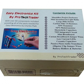 Make: Easy Electronics Component Pack – Lean Basic Electronics with no Tools for Easy Electronics by Charles Platt (Book Sold Separately)