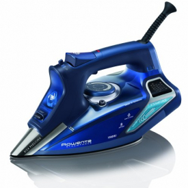 Rowenta DW9280 Steam Force 1800-Watt Professional Digital LED Display Iron with Stainless Steel Soleplate, 400-Hole, Blue