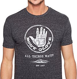 Body Glove Men’s Broken Type Tee Black Snow Heather XX-Large