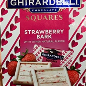 Ghirardelli Limited Edition Strawberry Bark Squares, 7.9 OZ bag