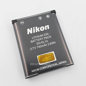 New Genuine Nikon Lithium ion Battery EN-EL10 (3.7v 740mAh)