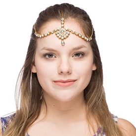 India Crafts Headbands Jewelry and hair Accessories Wedding head chain for Women and Girls