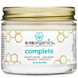 Era Organics Natural Face Moisturizer Cream – Advanced 10-In-1 Non Greasy Daily Facial Cream with Aloe Vera, Manuka Honey, Coconut Oil, Cocoa Butter and More For Oily, Dry, Sensitive Skin (2oz)