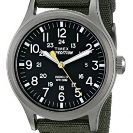 Timex Men’s T49961 Expedition Scout Green Nylon Strap Watch