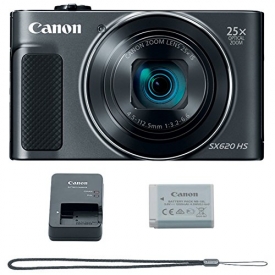 Canon PowerShot SX620 Digital Camera w/25x Optical Zoom – Wi-Fi & NFC Enabled (Black)